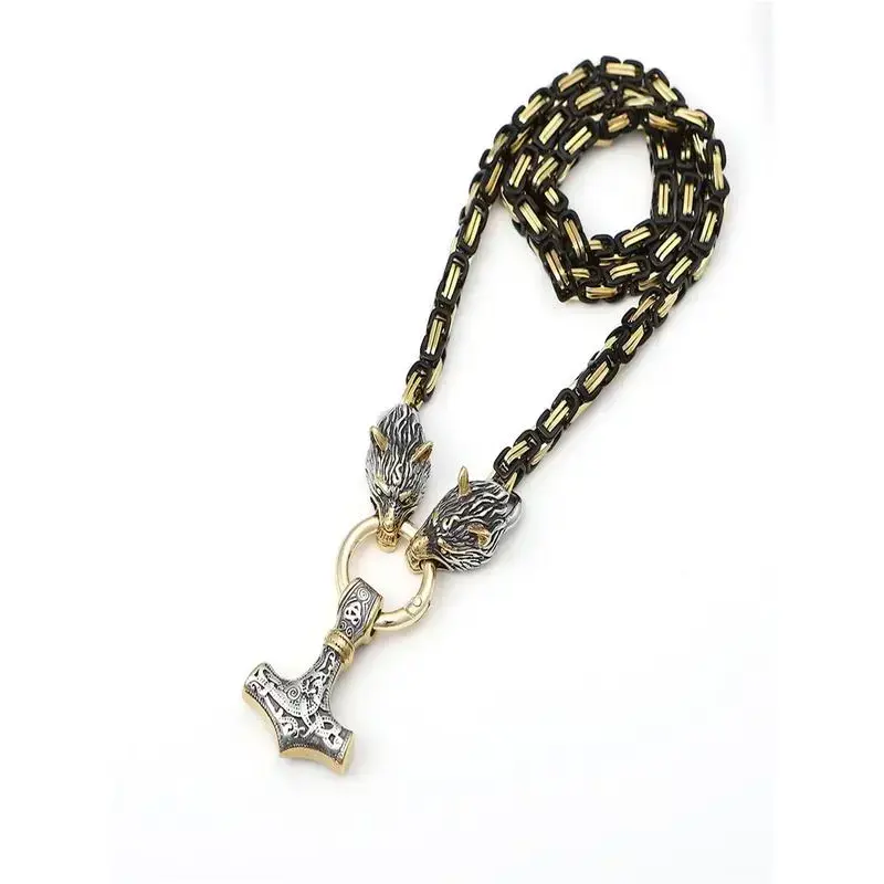 Men's Punk Style Hammer Design Pendant Necklace, Fashion Jewelry for Party, Daily Clothing Decor, Trendy All-match & Exquisite Jewelry for Birthday Gift Men's Punk Style Hammer Design Pendant Necklace, Fashion Jewelry for Party, Daily Clothing Decor, Trendy All-match & Exquisite Jewelry for Birthday Gift