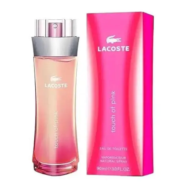 Touch of Pink by Lacoste for Women - 3 oz EDT Spray fragrance scent floral scent fresh aura daily fragrance