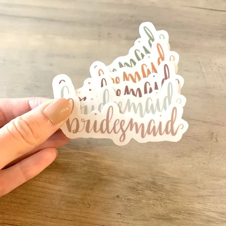 Bridal Party Stickers | Style A