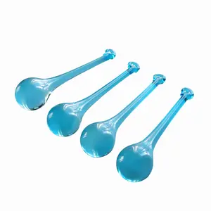 Aqua Glass Crystal Wands – 76mm & 101mm Chandelier Prisms | Luxury Suncatcher Crystals
