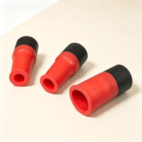 3pc Silicone Vacuum Adapter Kit - Durable Pipes & Fittings, Universal Fit Threaded Connectors, Flexible Stretch Tubing, Secure Seal Dust Collection Accessories for Woodworking Tools, Power Tools, 3Pc Set