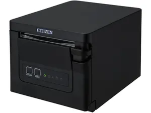 CITIZEN CT-S751 CT-S751ETUBK Ultra-fast 3-inch POS Thermal Printer, Front Load, USB and LAN(XML), Black