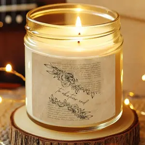 TOG Fan Candle, To Whatever End Candle, Throne of Glass Inspired, Aelin Gift, Bookstagram Candle, ACOTAR Apparel Gift, Sarah J Maas Book Candle