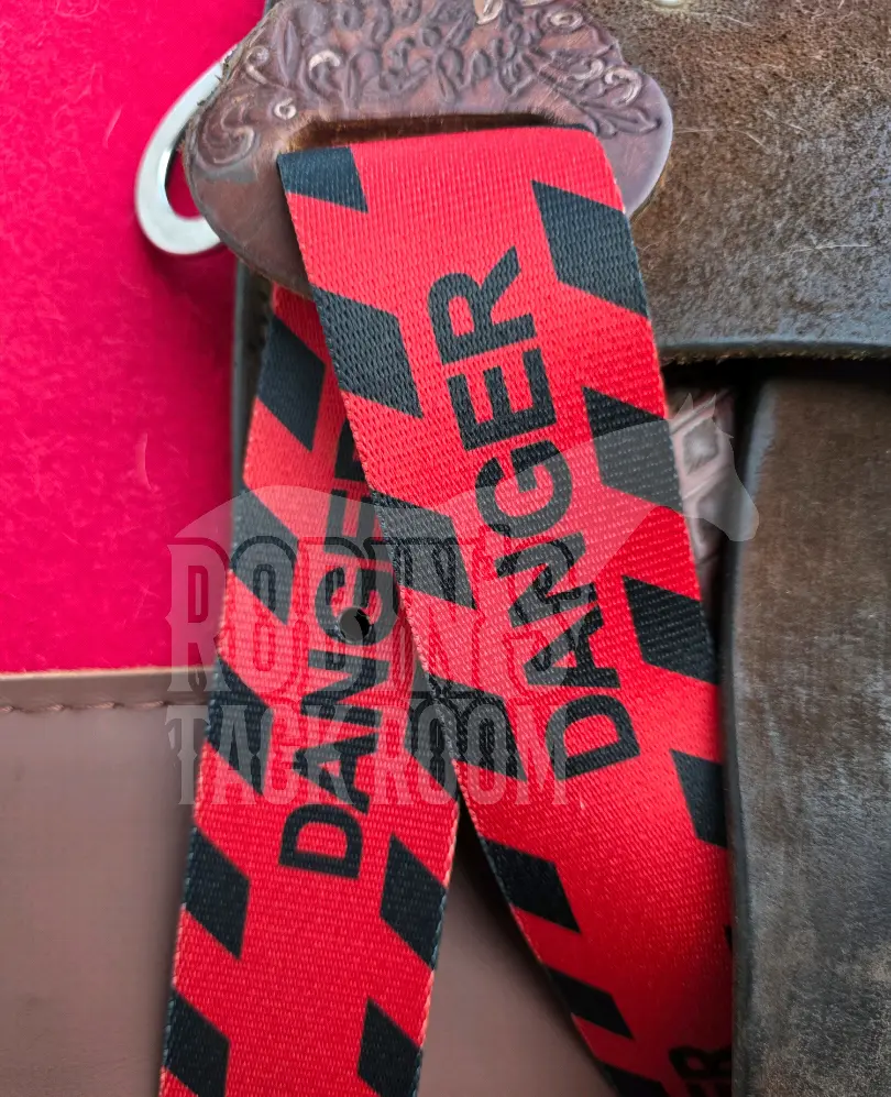 Danger latigo and off billet set Danger latigo and off billet set