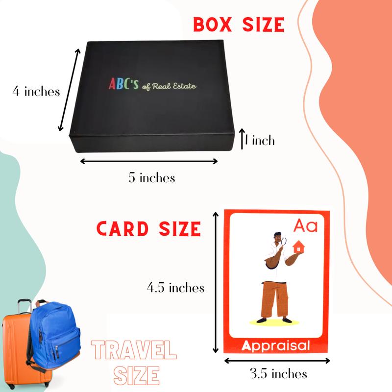 Cash Flow Kid | Real Estate | Financial Literacy | Alphabet Flashcards | Educational flash cards for kids