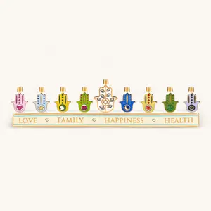 Sacred Traditions - Hamsa Menorah