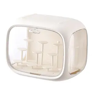 Clear Dustproof Blind Box Figure Storage Box, Large Capacity Toy Figure Display Box, Multilayer Toy Storage Rack for Home Living Room Bedroom, Organiser