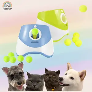 Automatic Tennis Ball Launcher for Medium Dogs - Automatic Rolling Ball Fetch Machine, Outdoor Fun, Mental Exercise Interactive Training Ball