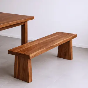 HomeRoots 565288 18 x 75 x 18 in. Brown Solid Wood Live Edge Dining Bench