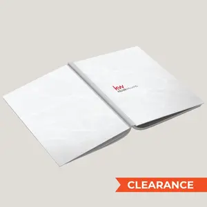 KW White Marble - (10 Pack) Lay Flat HARDCOVER - CLEARANCE