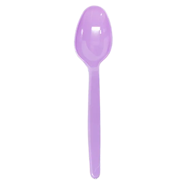 [1,000 ct] PS Plastic Heavy Weight Tea Spoons, Purple