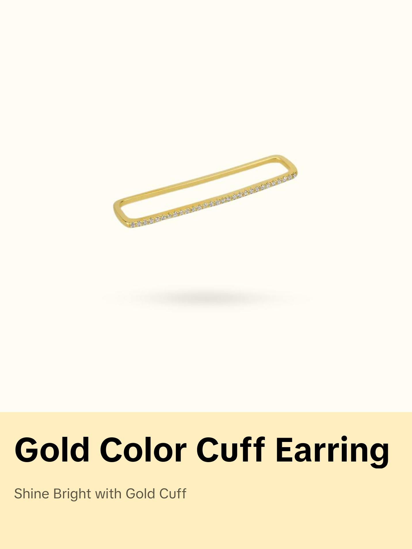 Gold Cuff Bar