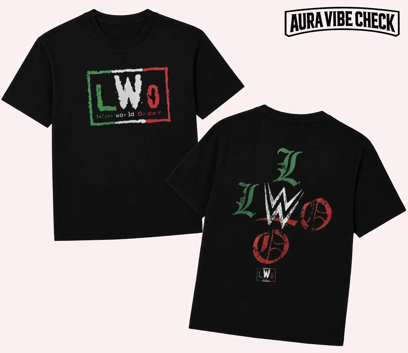 LwO Latino World Order WWE Graphic T-Shirt | Retro Wrestling Black Cotton Tee | Streetwear Merch Gift for Fans