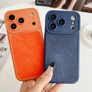 Official Matte Denim Phone Case For iPhone 17 13 14 15 16 Pro Max 16Pro 17Pro Case Silicone Fabric Soft Protector Cover