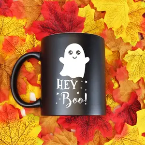 Buy Personalised Halloween Mug Hey Boo Coffee Mug Autumn Mug Online in India Ceramic Cup