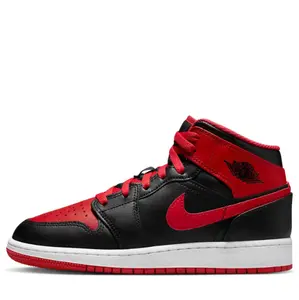 Nike Air Jordan 1 Mid Alternate Bred DQ8423-060 Youth Womens Fashion Sneakers New