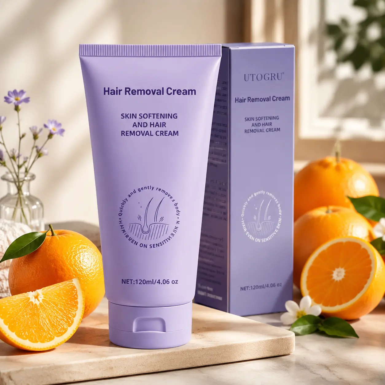 Hair Removal Cream for Women & Men – Underarm & Bikini Area – Smooth Skin in 5–10 Minutes – Painless Formula for Sensitive Skin – No Razor Bumps-Sensitive Skin Friendly / Fast Shipping Skin Soothing Body Care