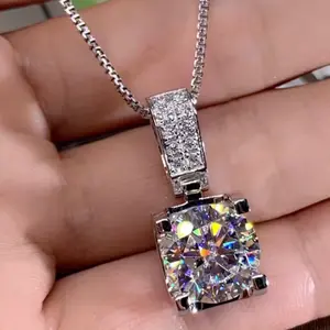 Pendant Necklace with Pendant - Includes Square Pendant and Chain, Elegant Design