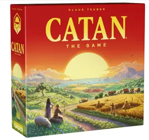 Board Game, Build & Settle in the Classic Strategy Game for Family, 3-4 Players, 60-90 Min Playtime