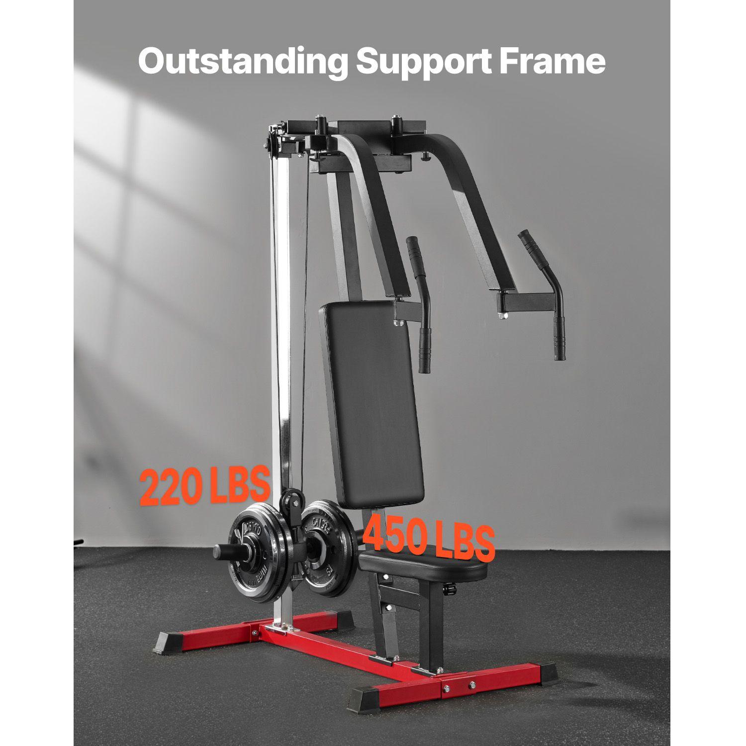 Chest Fly Machine, Upper Body Specialty Machine for Home Gym, Adjustable Fly and Reverse Delt Machine, for Chest, Back, Pectoral, Rear Deltoid and Shoulder Workouts, Hold up to 450LBS