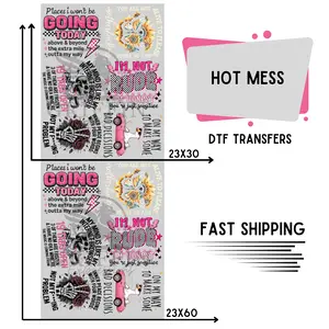 Hot Mess | Premade DTF Transfer Gang Sheet For Graphic Tees