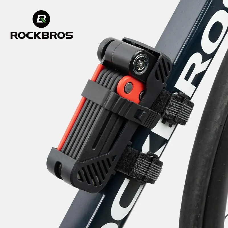 ROCKBROS Folding Bike Lock Heavy Duty Anti Theft Electric Scooter Lock for Ebike Motorcycle E Bicycle ROCKBROS Folding Bike Lock Heavy Duty Anti Theft Electric Scooter Lock for Ebike Motorcycle E Bicycle