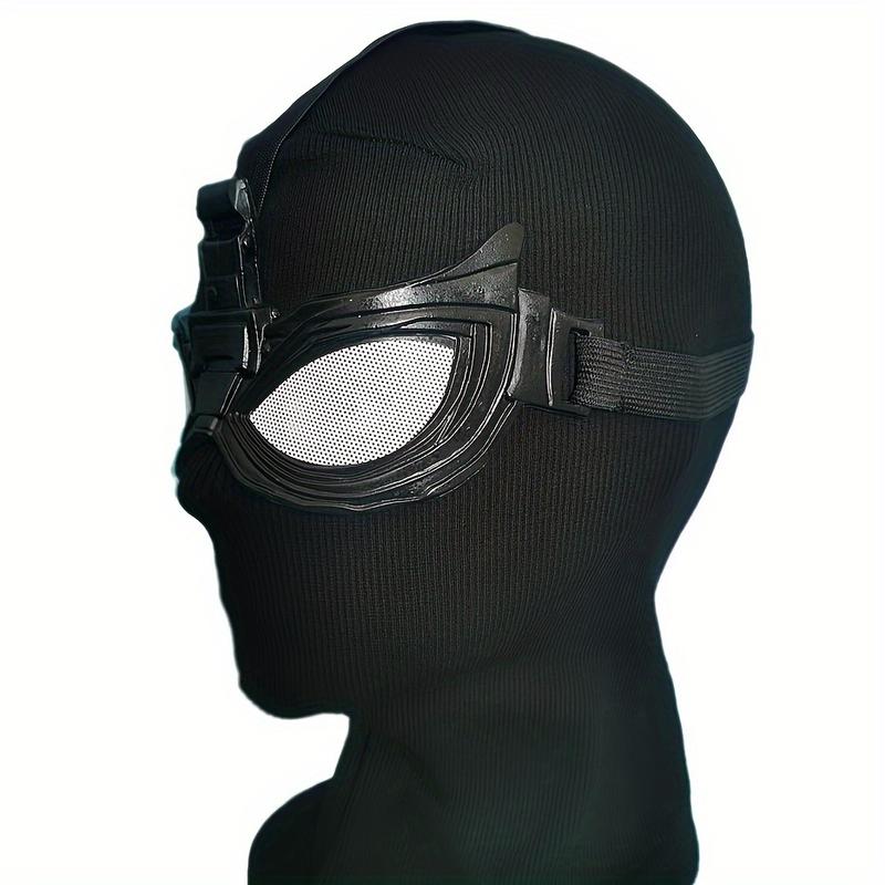 High-Elasticity Black Superhero Mask for Nocturnal Cosplay, Perfect for Halloween Additions