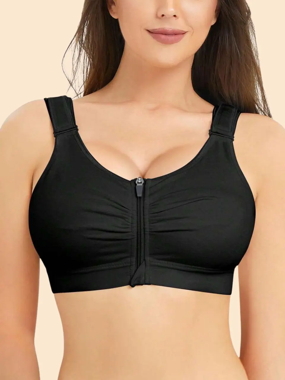 Post-Surgery Compression Bra for Women – Wireless Front Closure Mastectomy Bra with Full Coverage Support Comfort Womenswear