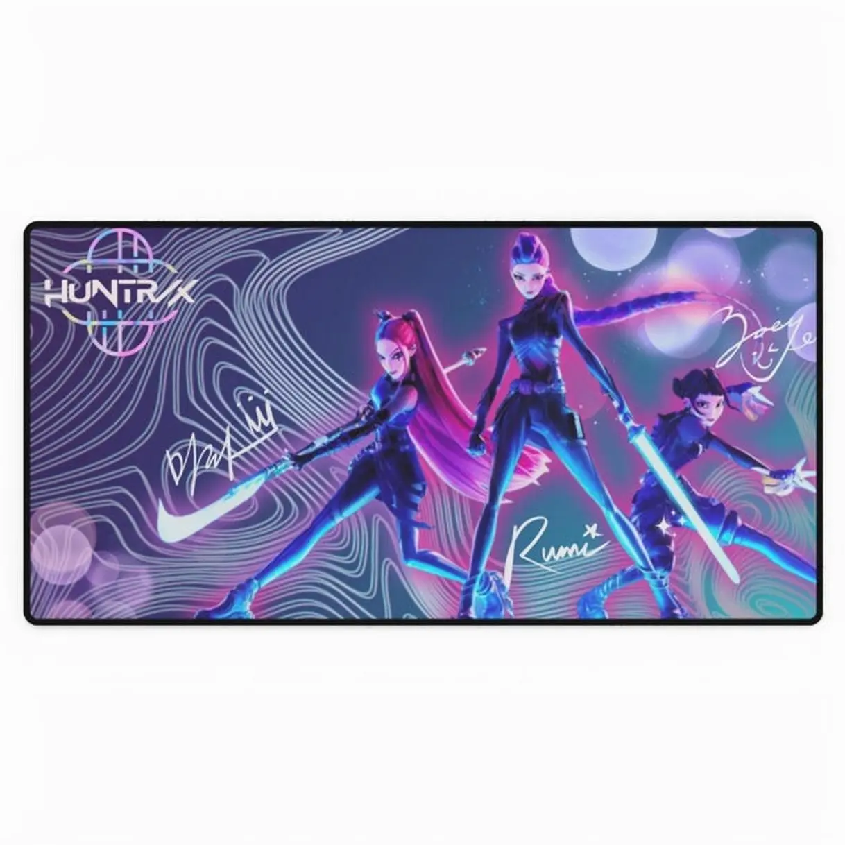 Huntrix K Pop Demon Hunters Extended Gaming Mouse Pad, Anime Desk Mat, XXL Keyboard Mouse Pad, Gaming Desk Accessories