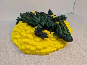 Dragon Treasure Stand – Gold Pile Display Base for Fantasy Figurines