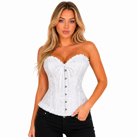 Women's Corset Tops Halloween Costumes Pirate Corsets Bodysuits Steampunk Corsets Super Tight Corsets Halloween Gothic Party Outfit 819-D2