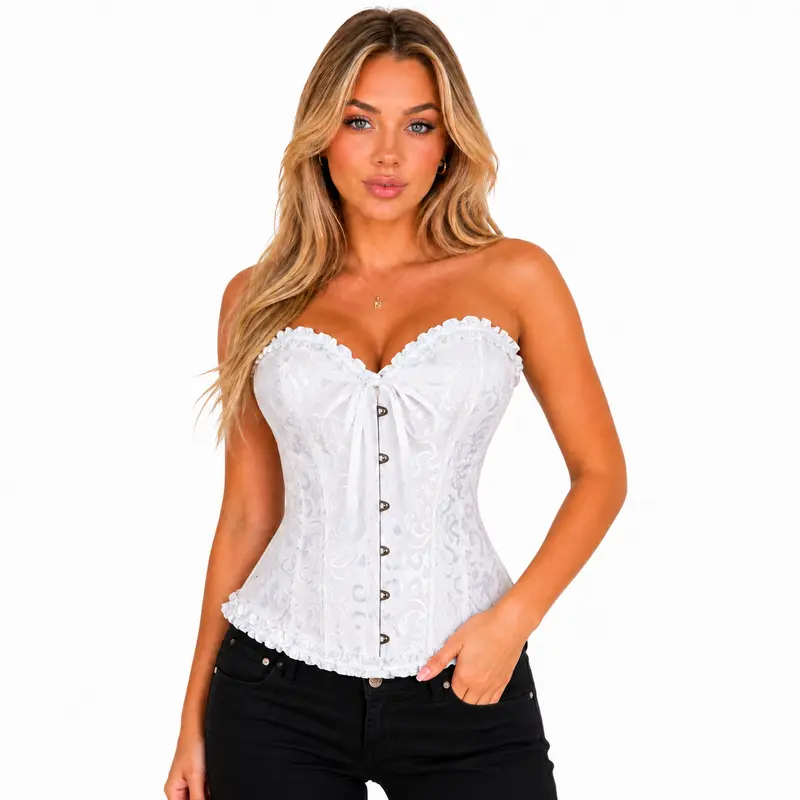 Women's Corset Tops Halloween Costumes Pirate Corsets Bodysuits Steampunk Corsets Super Tight Corsets Halloween Gothic Party Outfit 819-D2