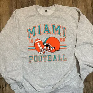 Vintage football sweatshirt for men and women