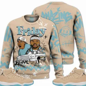 11 H-Town Sweatshirt, Retro H Town 11s Outfits Shirt, Meme Friday Streetwear Unisex Sneaker Matching Shirts