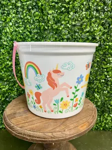 Spritz Unicorn And Butterfly Easter Bucket