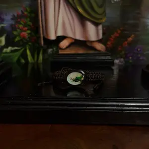 Saint Jude Adjustable Bracelet with Brown Color String - Personal Accessory for Saint Jude Fans Featuring Iconic Design Elegant Minimalist Bangle Personalized Jewelry