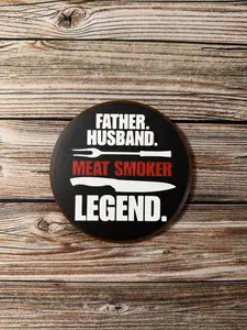 Father Husband Meat Smoker Legend Coaster