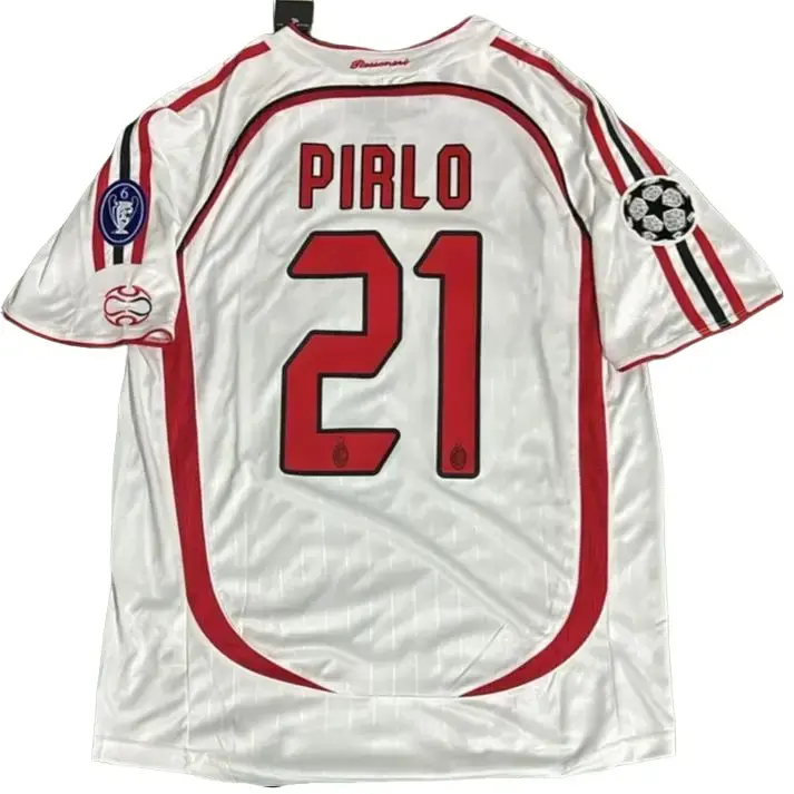 #21 Andrea - Short Sleeve 2007 Retro White Jersey