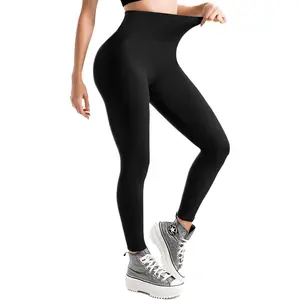 High Waisted Yoga Leggings for Women - No See Through Workout & Training