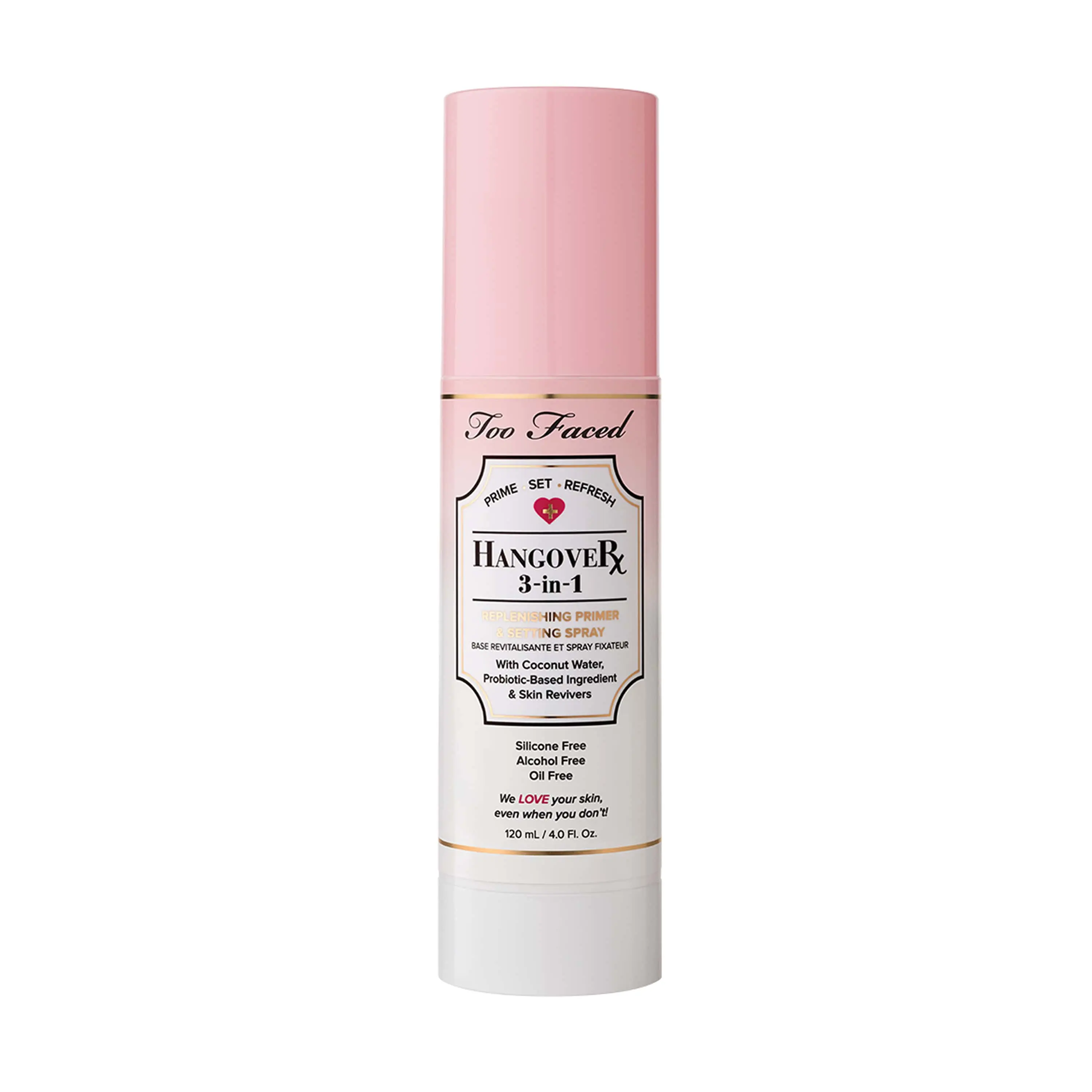 Too Faced Hangover 3-in-1 Replenishing Primer & Setting Spray - Hydrating, Brightening, Smoothing Too Faced Hangover 3-in-1 Replenishing Primer & Setting Spray - Hydrating, Brightening, Smoothing