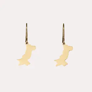 Pakistan Map Earrings
