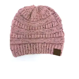 HAT-33 Speckled Beanie Indi Pink