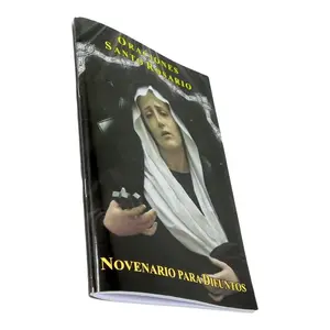 Devocionario Oraciones Santo Rosario,  Prayer Booklet Religious Novenario Para Difuntos Catolico