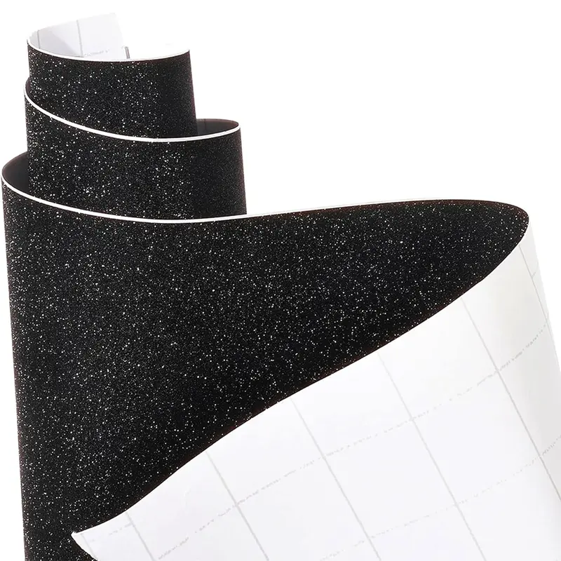 Vinyl Wrap 1ft X 5ft Air-Release Glossy Black Car Wrap Adhesive Film Automotive Vinyl Black Sticker for Cars Motorcycle DIY Detailing Paper Air Release Decal Sheet 30 X 150cm