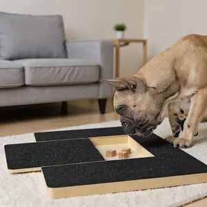 Retractable Wooden Dog Nail File - Durable Grooming Tool with Sandpaper Scraper for Effortless Nail Care and Paw Health natural surface