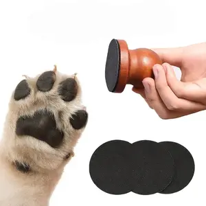 Multifunctional Pet Nail Scratch Pad, Eco-Friendly Wooden Nail File Board, Convenient Pet Nail Grinding Tool, Practical Pet Grooming Training Accessories-MM1