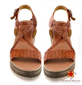 Platform leather Sandals - Huarache sandals - Mexican Women Shoes - Mexican leather huaraches - mexican shoes - comfortable boho sandals