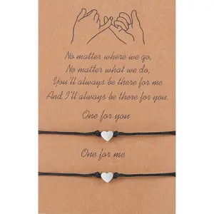 Distance Matching Bracelets Elephant compass Infinity Bracelet for Best Friends Couple Family Women Men