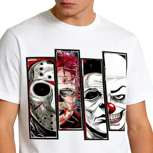 Men'S Pattern Printed T-Shirt, Casual Short-SleevedT-Shirt   unisex T-shirt design