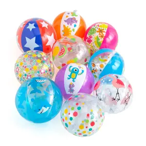 Bulk 100 Pc. Mini Inflatable 5" Mega Plastic Beach Ball Assortment